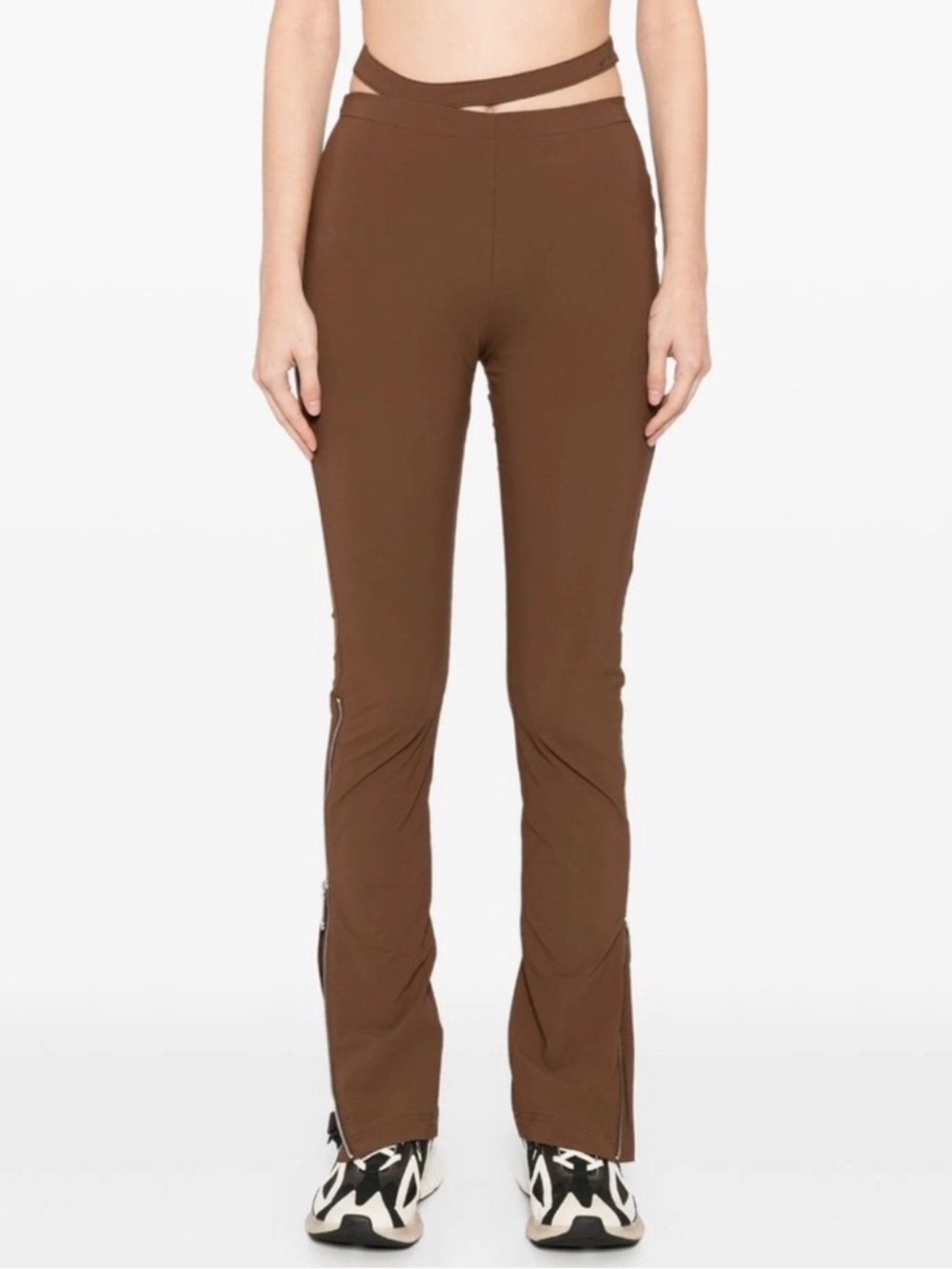 Jacquemus x Nike Brown Cross-Waist Boot Flare Pants